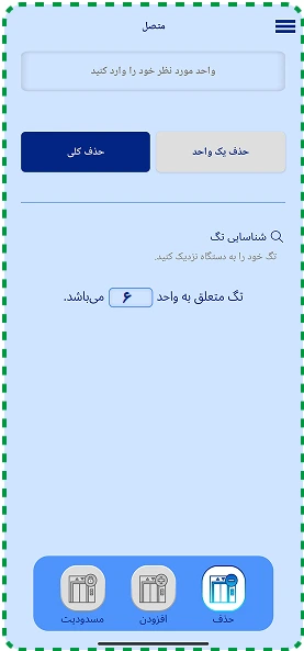 نمایش واحد تگ پیدا شده